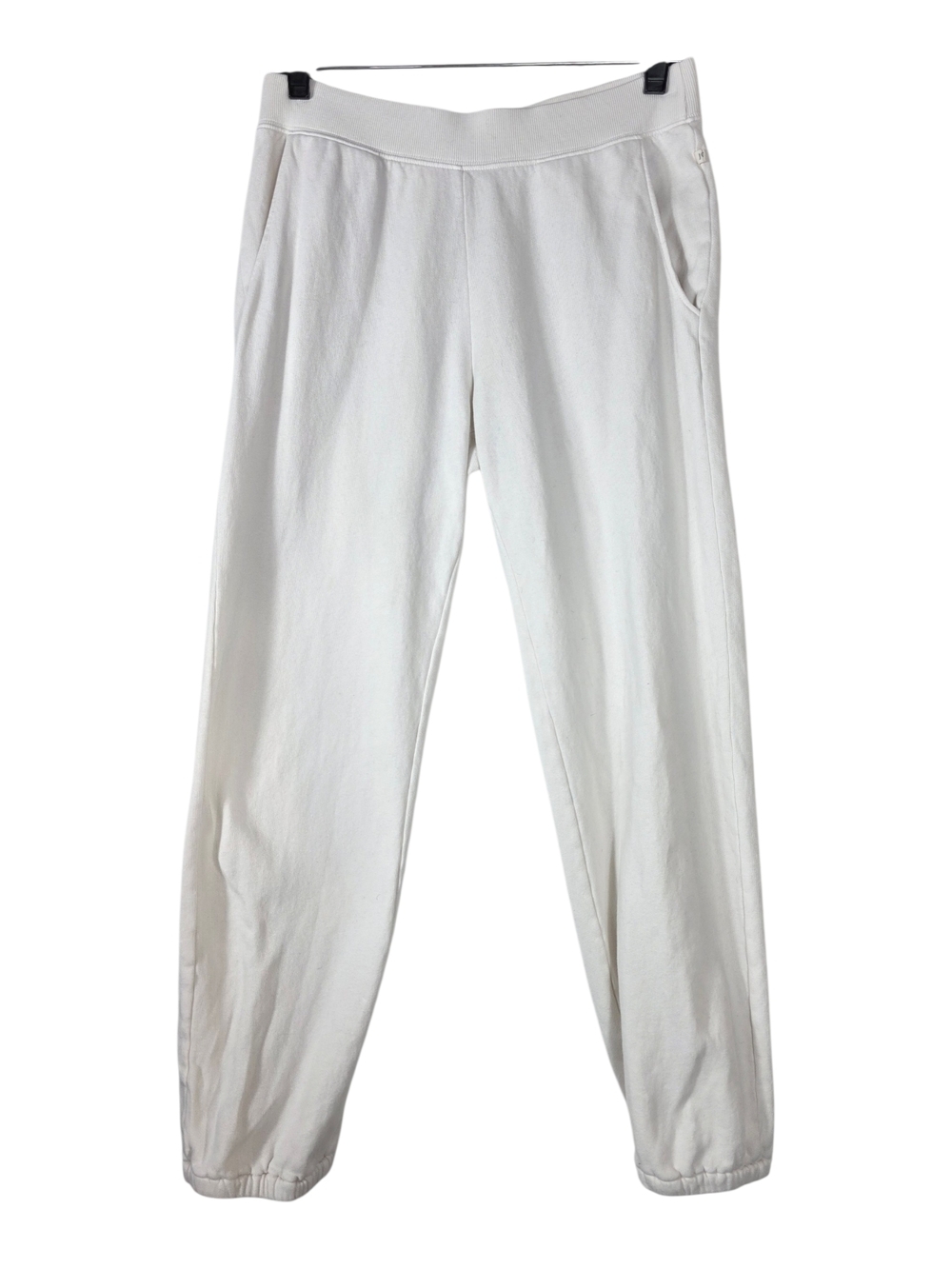 Velvet by Jenny Spencer White cotton Relaxed Joggers
